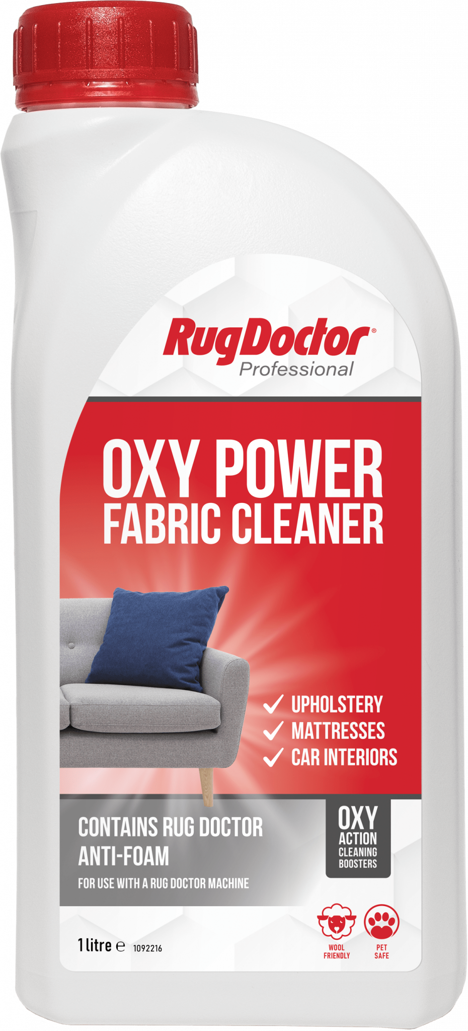 Oxy Power Fabric Cleaner 1ltr Rug Doctor