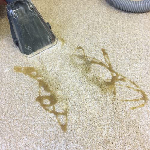 syrup stain on carpet