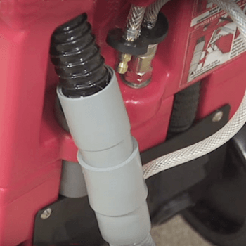 grey vacuum hose