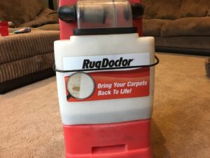 Rug Doctor rental machine