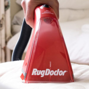 cleaning the rug doctor machine