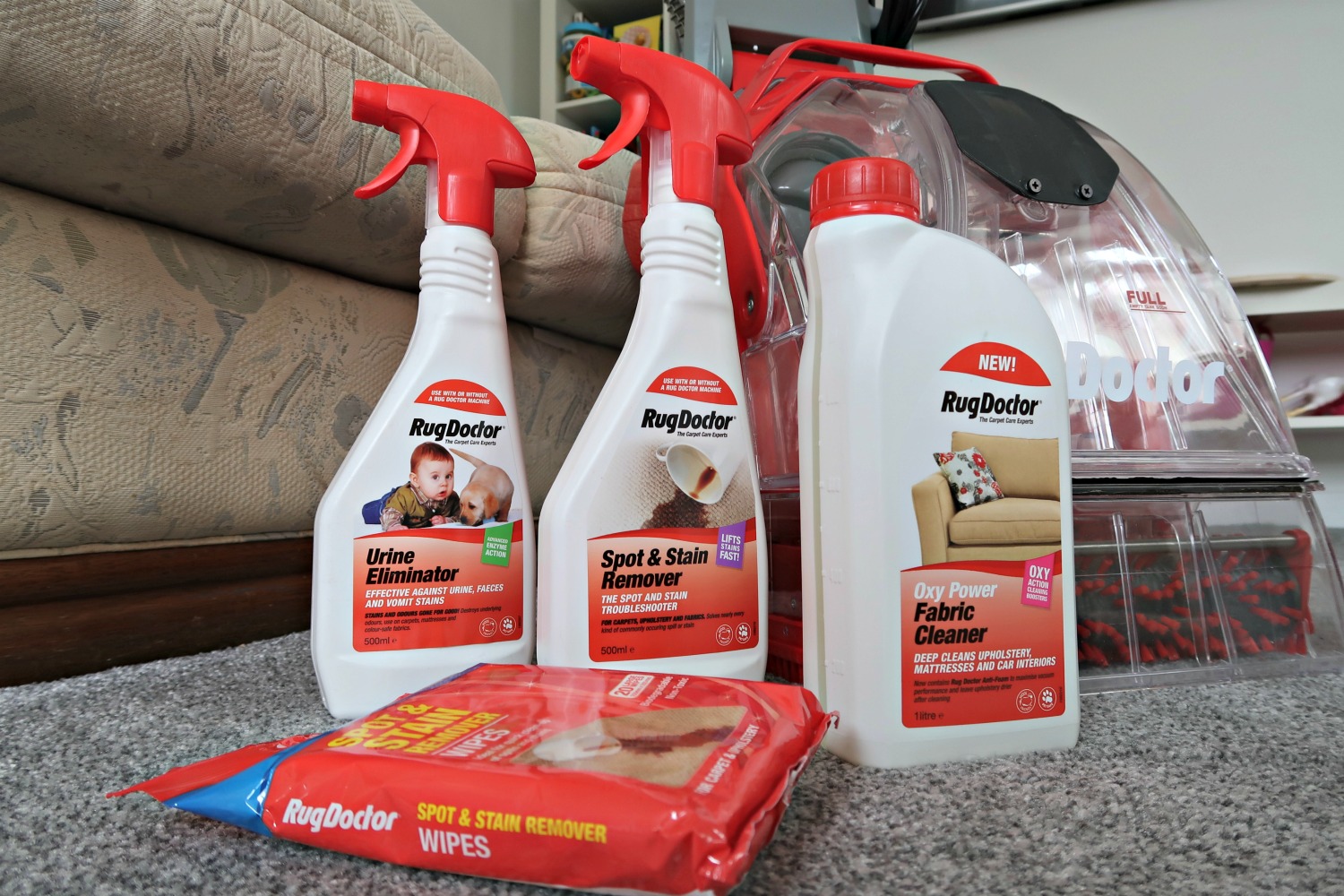 Rug-Doctor-cleaning-solution-products Rug Doctor Deep Carpet Cleaner Review (Guest Blog by Life With Pink Princesses)