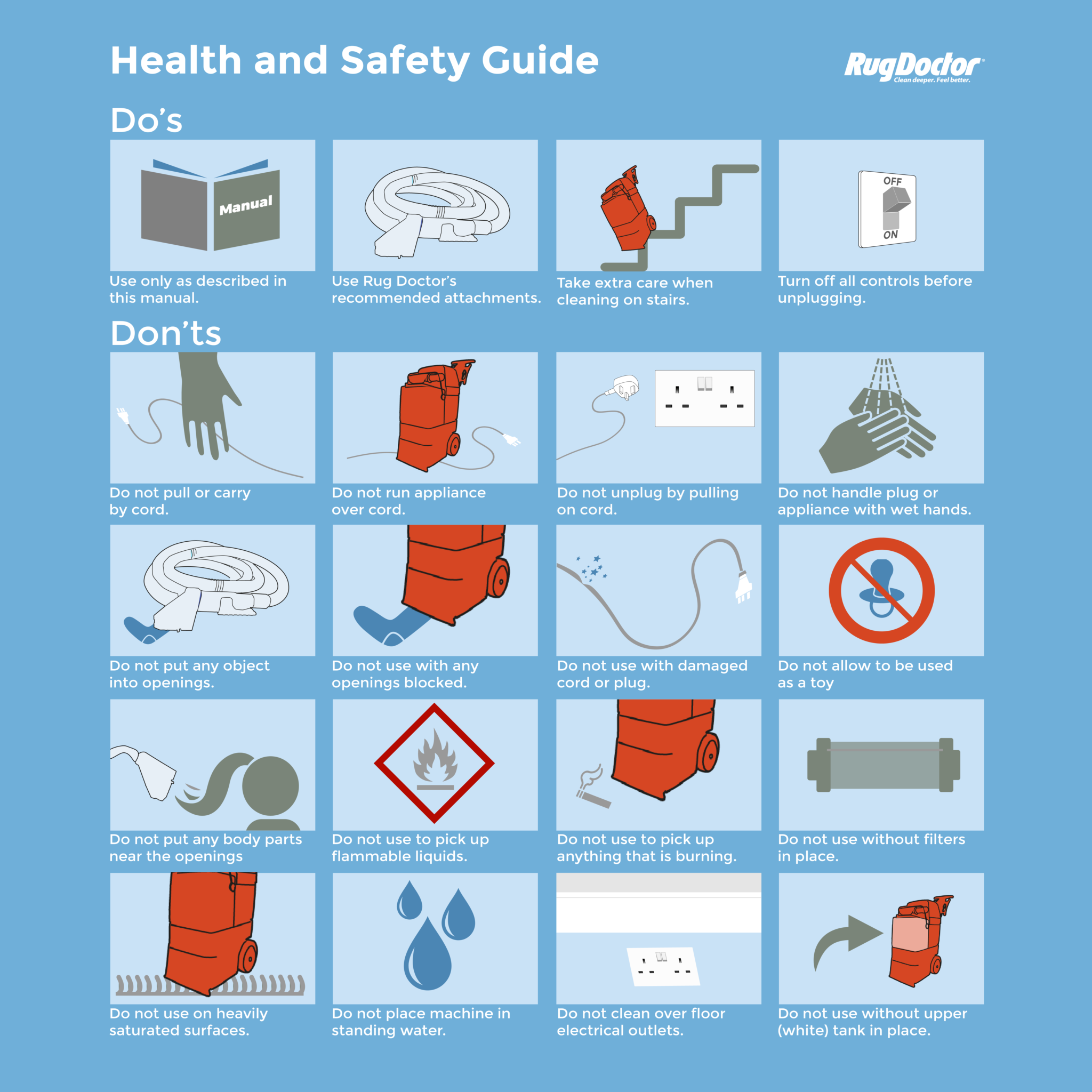 Safety Guides – Rug Doctor