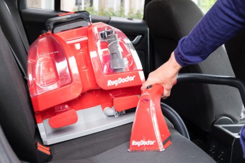 Portable Spot Cleaner in Car