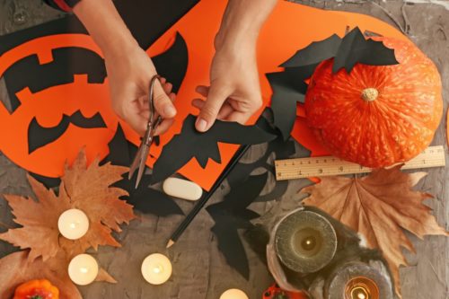 Making Halloween Decorations