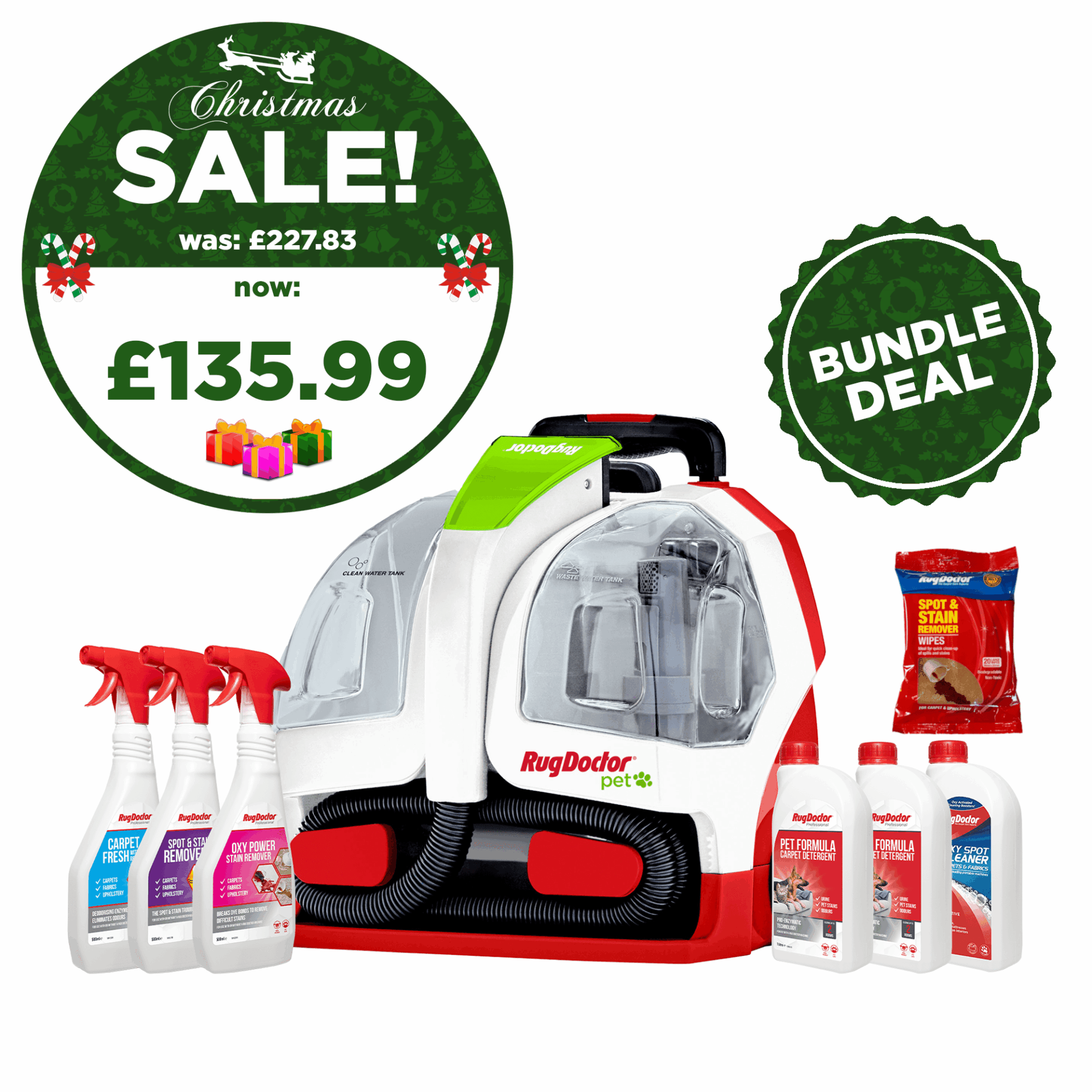 Pet Portable Spot Cleaner Spot & Stain Bundle