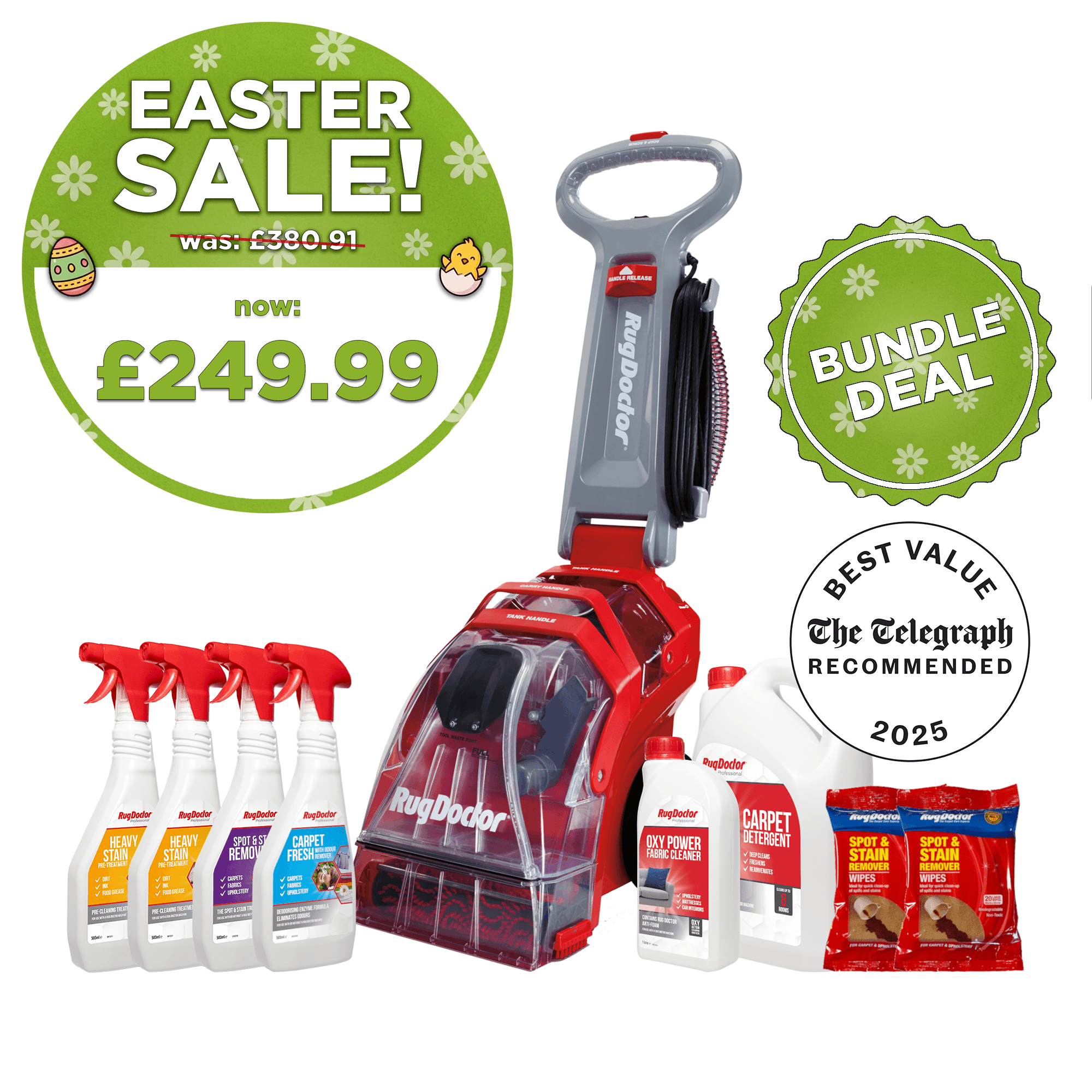 Deep Carpet Cleaner High Traffic Bundle