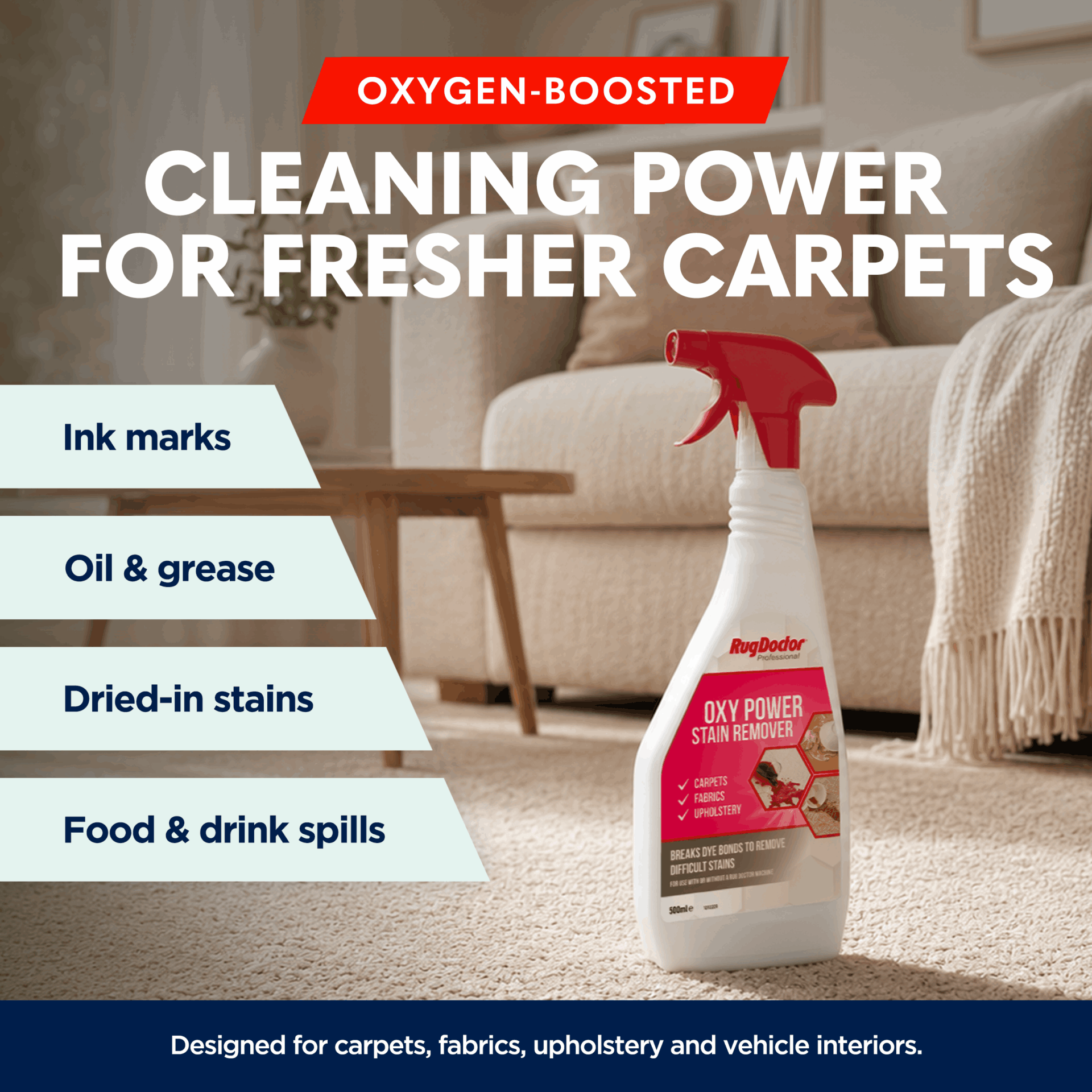 Oxy Power Stain Remover - 500ml - Image 2
