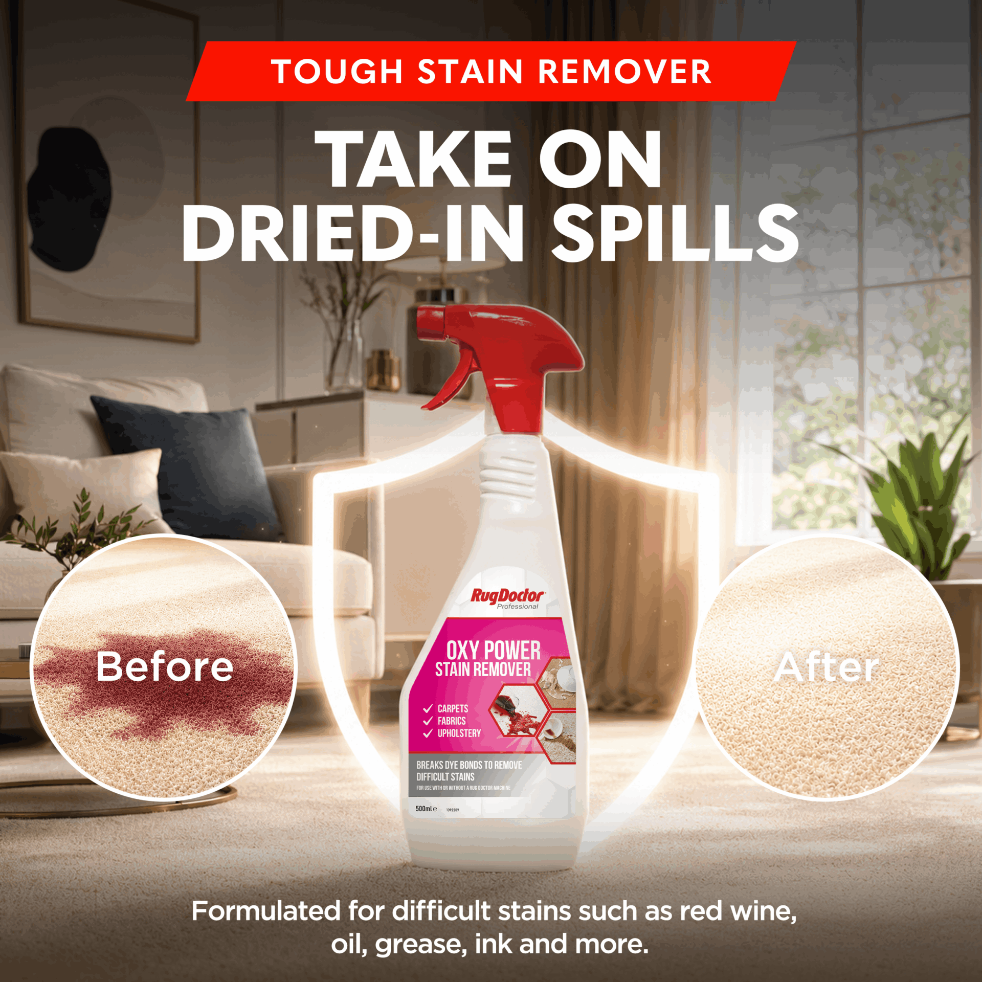 Oxy Power Stain Remover - 500ml - Image 4