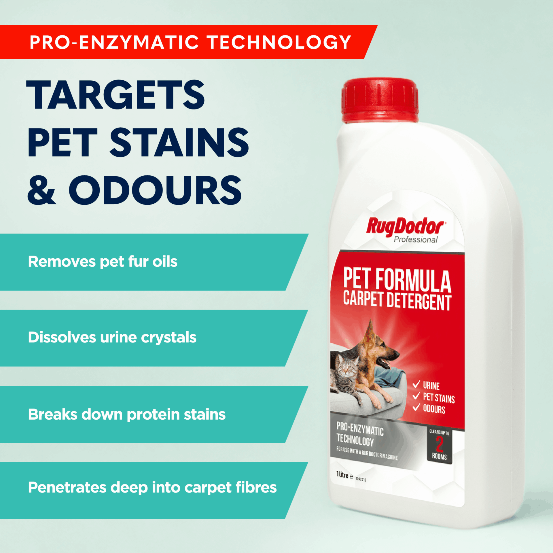 Pet Formula Carpet Detergent - 1ltr - Image 3