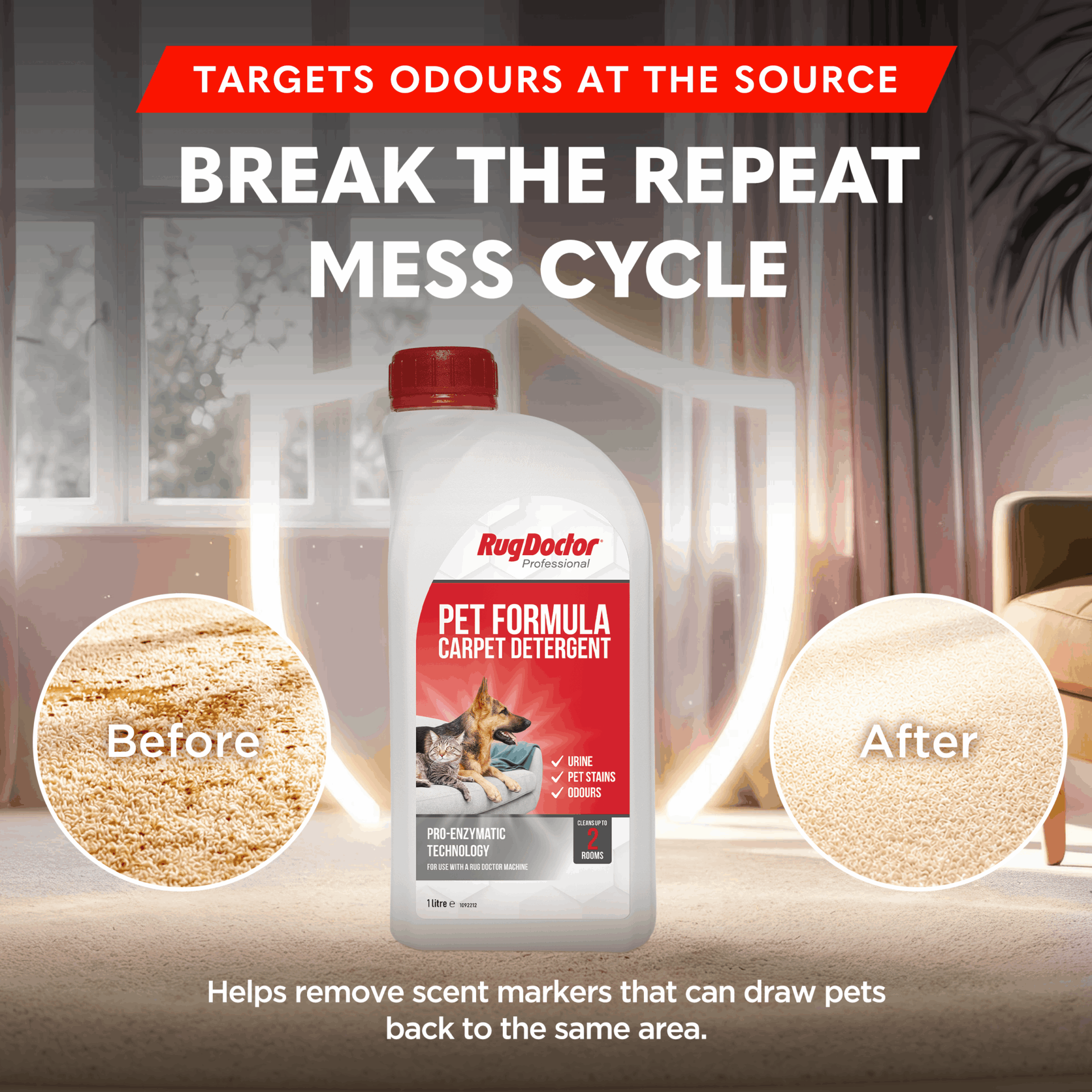Pet Formula Carpet Detergent - 1ltr - Image 4