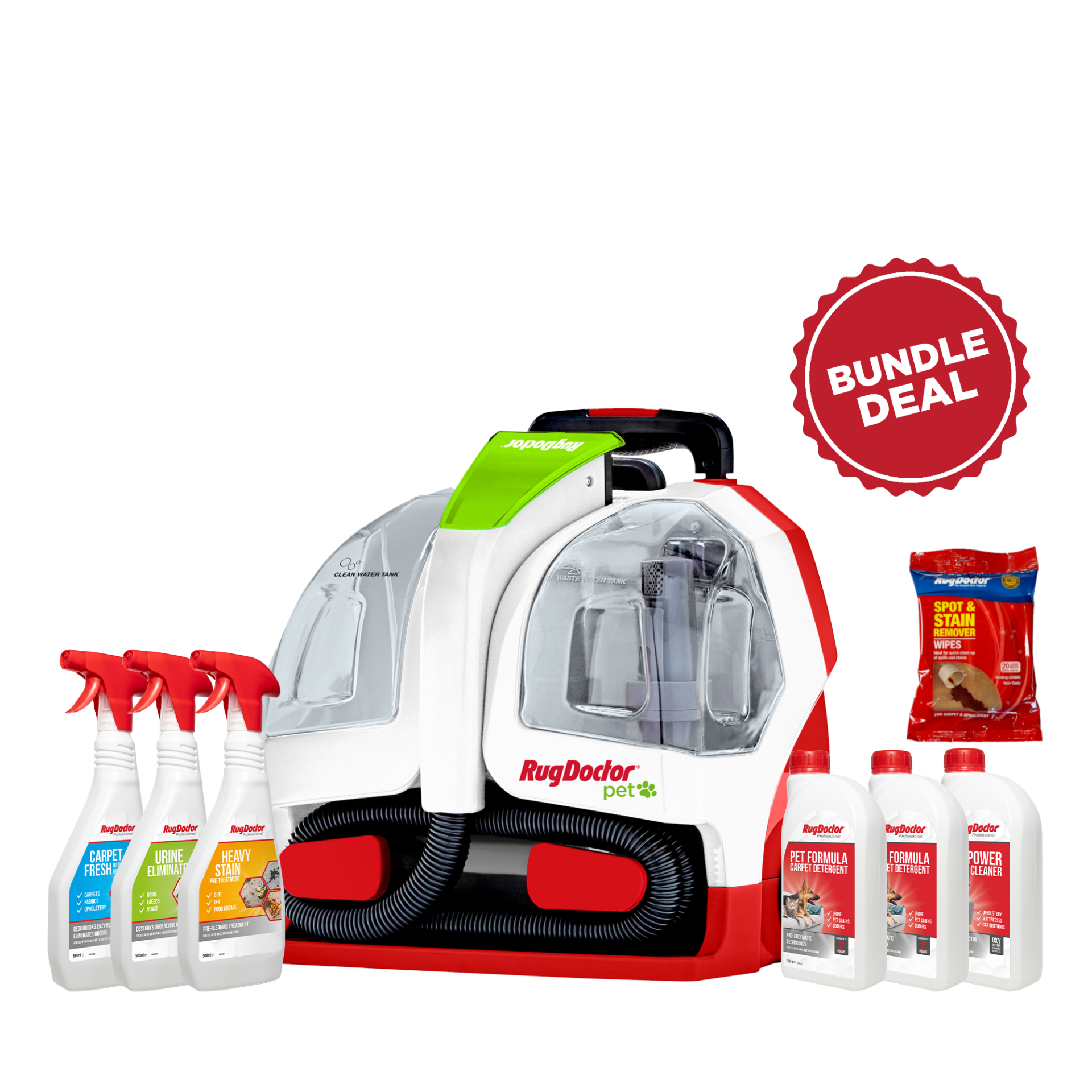 Pet Portable Spot Cleaner Multi-Purpose Bundle